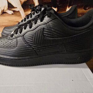 NEW Nike Air Force 1 '07 'Black Carbon Fiber' HF2886-001 Shoes Men's Size 10 US
